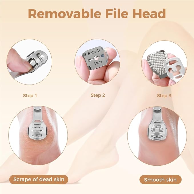 Foot File Foot Scrubber Pedicure - Image 4