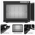 Towel Warmer Cabinet, 23L Large Hot Bath Towel Warmer Heating Use - Image 2