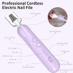 Cordless Electric Nail File Set, Rechargeable Pedicure Tools - Image 7