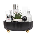 Anyoifax Makeup Perfume Organizer Tray 360 Degree Rotating Lazy Susan Skincare by Anyoifax