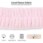 Spa Headband for Washing Face, 2 Pack Cute Halloween Hair Band for Shower Yoga - Image 4