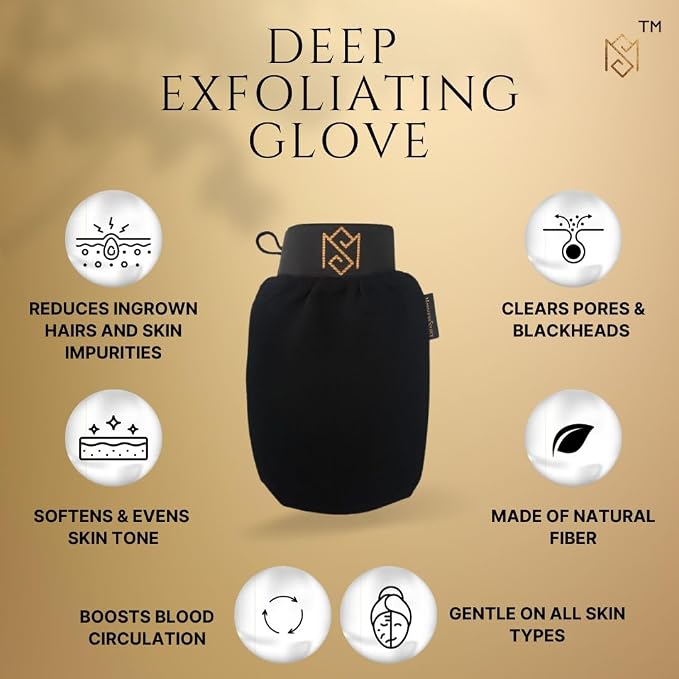 Exfoliating Glove Kessa Mitt Body Scrubber - Image 7