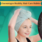 Hair Towel Wrap for Kids | 100% Bamboo Viscose |Tailored Small | Essential Hair - Image 4