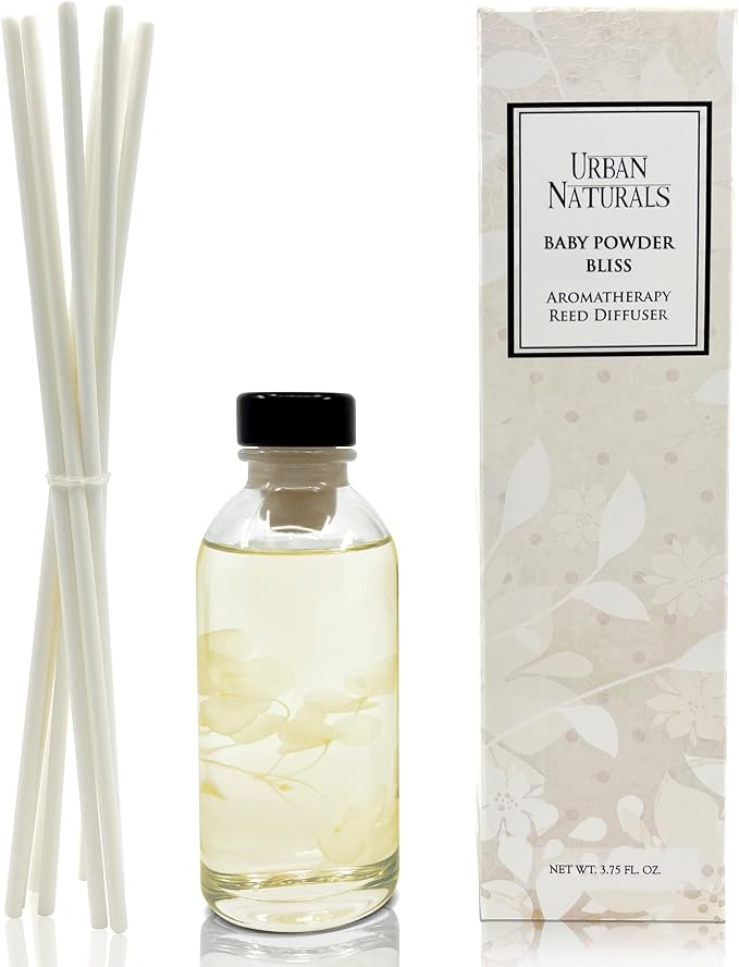 Urban Naturals Baby Powder Bliss Reed Diffuser Set | Made - Image 2