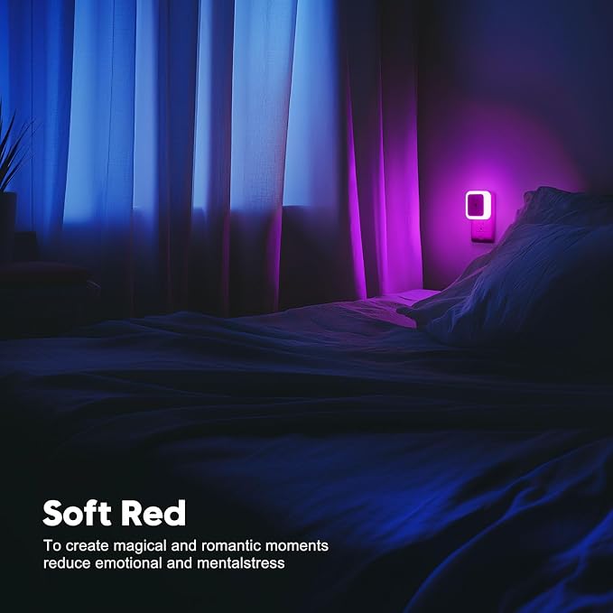 Sujeet Night Light, Night Lights Plug into Wall 4-Pack, Dusk to Dawn Night Lamp - Image 7