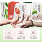 12PC Natural At-Home Spa Skincare Kit | Strawberry Aloe Vera Avocado Face Hand - Image 4