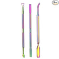 Cuticle Pusher Acetone/Gel/Nail Polish Remover Stainless Steel Professional by opove