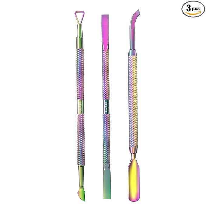 Cuticle Pusher Acetone/Gel/Nail Polish Remover Stainless Steel Professional by opove