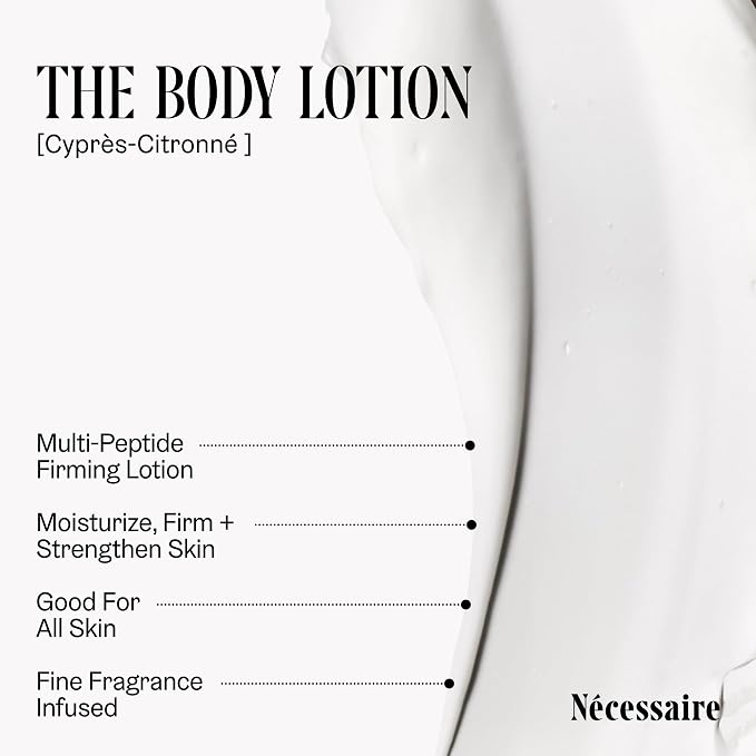 Nécessaire The Body Lotion Cyprès-Citronné – Multi-Peptide Moisturizer - Image 4