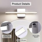 Modern Bathroom Vanity Light 15.7 inch 12W Dimmable 5CCT Led Bath Lights - Image 6