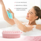 Silicone Body Scrubber, Silicone Loofah, Exfoliating Silicone Shower Scrubber - Image 2