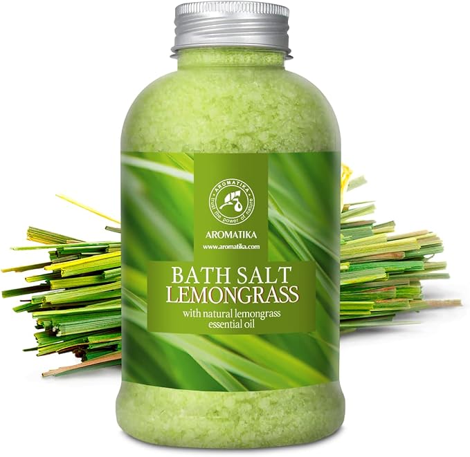 Bath Salts w/Natural Essential Lemongrass Oil 21.16 oz - Image 2