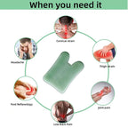 Gua Sha Facials Tools for Nose Massage Tools Board Natural Jade Stone for SPA - Image 5