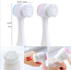 Face Brush, 2 in 1, Facial Cleansing Exfoliating Brush, Double Sided Soft - Image 5