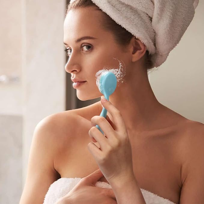 Silicone Manual Facial Cleansing Brush, NADUSEP 2 Pack Skin Friendly Soft - Image 8