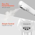 TASALON Professional Facial Steamer on Wheels, Hot Ozone Face Steamer - Image 2
