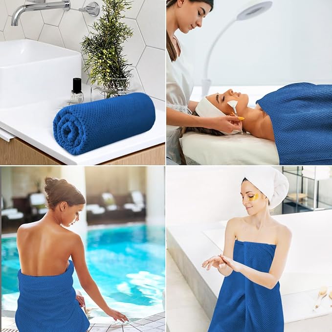 HOMEXCEL Bath Towels Pack of 2, Microfiber Ultra Soft Highly Absorbent Bath - Image 7