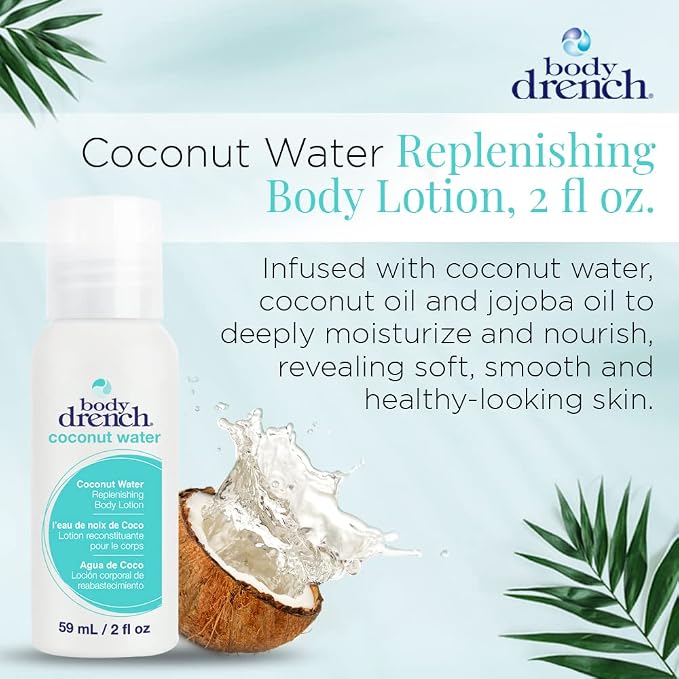 Body Drench Coconut Water Replenishing Lotion, 2 Fluid Ounce - Image 2