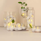 100Pack Battery Tea Lights candles- LED Tea Lights Realistic Bright Flickering - Image 5