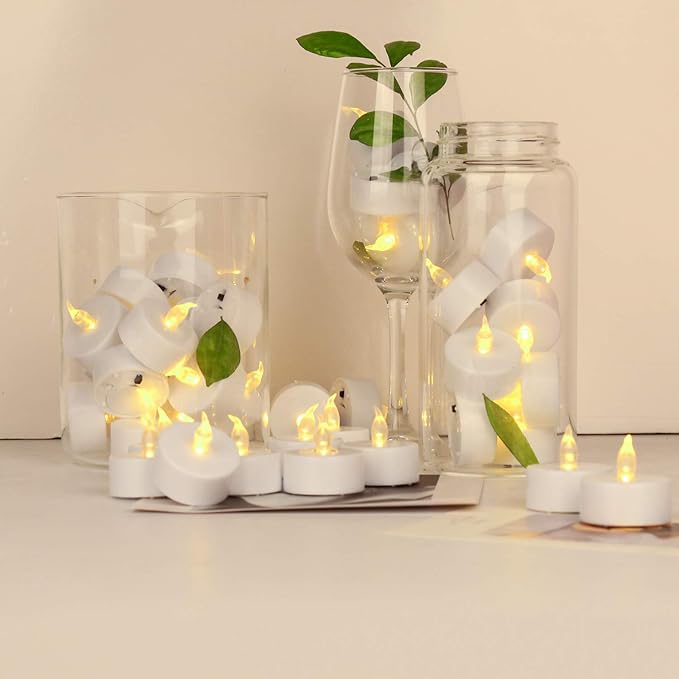 200Pack Battery Tea Lights Candles - Image 7