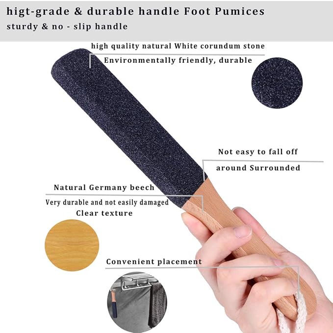 Kinepi Foot File Callus Remover Foot Scrubber, Professional Pedicure Foot Rasp - Image 4