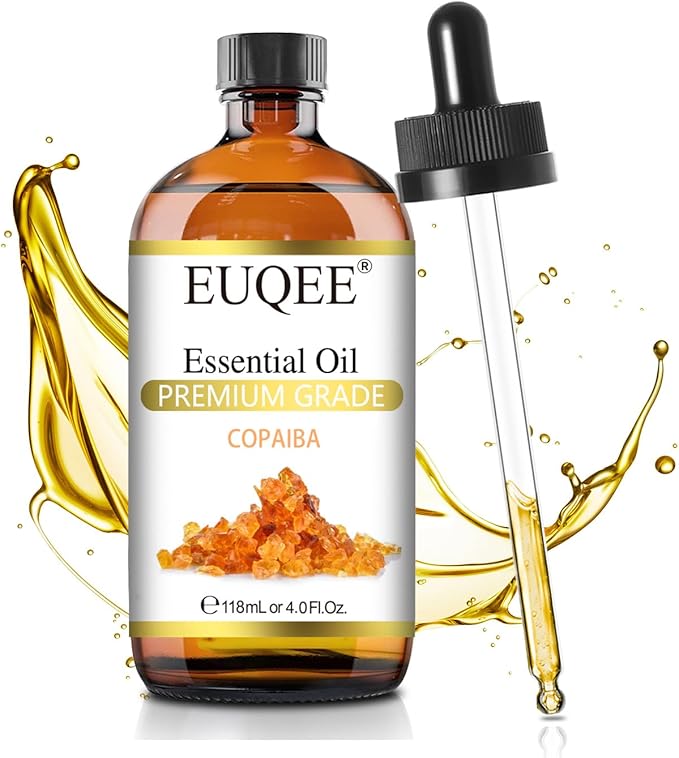 EUQEE Copaiba Essential Oil 118 ml Pure Copaiba Oil Essential Oil by EUQEE