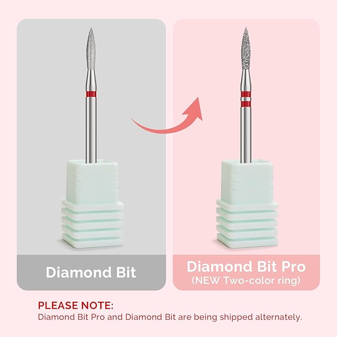 MelodySusie 2mm Flame Shape Cuticle Clean Nail Drill Bit 3/32'', Professional - Image 3