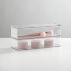 mDesign Makeup Storage Stackable Organizer Box - Image 3