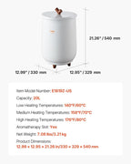 VEVOR Towel Warmers for Bathroom, Towel Warmer Bucket Auto Shut Off for Spa - Image 7