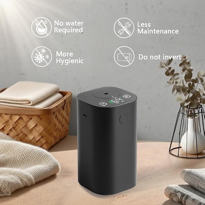 Waterless Essential Oil Diffuser, Rechargeable Cordless Scent Diffuser Machine - Image 2
