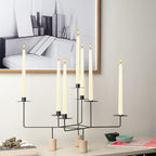 WPONSZU 16 Pack Ivory Taper Candles, 7-8 Hours Burn Time, Smokeless and Dripless - Image 5