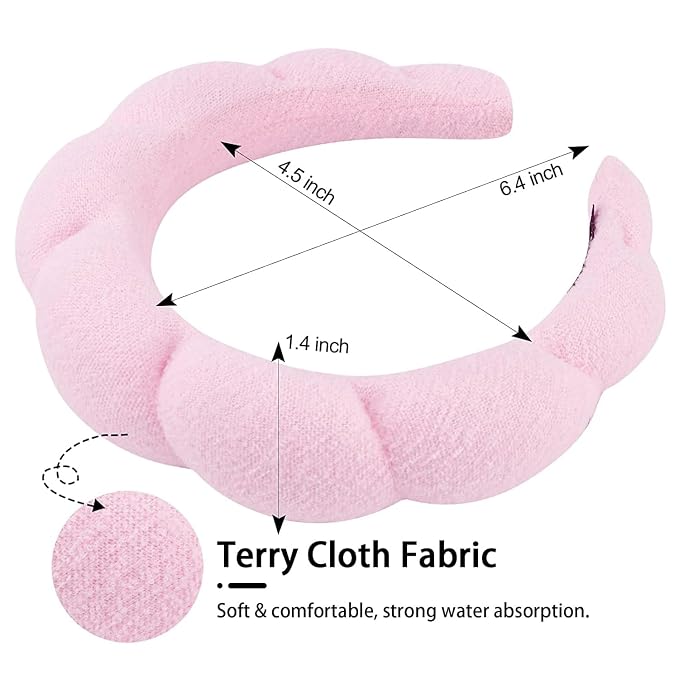Spa Terry Cloth Headbands - Image 2