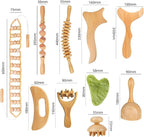 10-in-1 Wood Therapy Massage Tools – Lymphatic Drainage Tools - Image 2