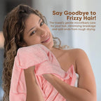 HOMEXCEL 5 Pack Microfiber Hair Towels - Image 3
