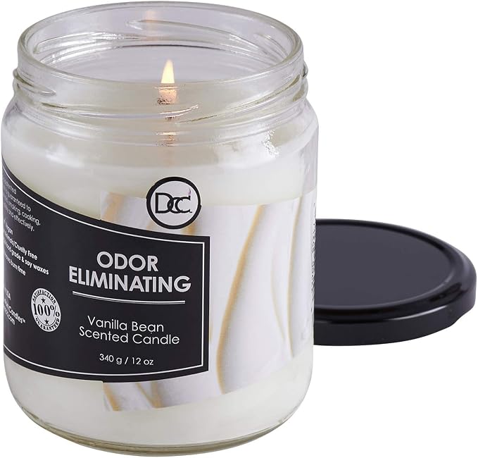 Vanilla Bean Odor Eliminating Highly Fragranced Candle - Image 3