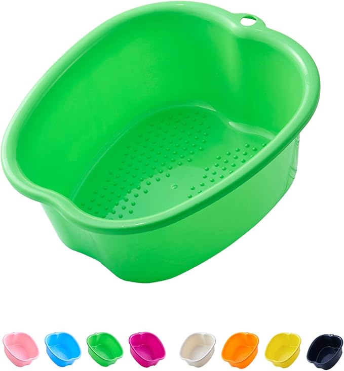AXLOFO® Foot Soaking Bath Basin, Large Plastic Foot Soaking Tub, Feet Massage by AXLOFO
