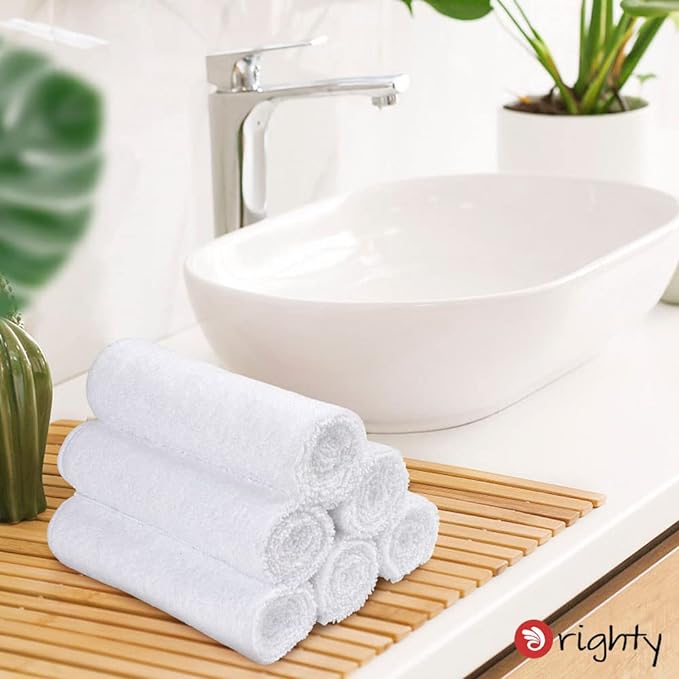 Orighty 6-Pack White Hand Towels - Image 4