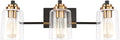 SOLFART Bathroom Light Fixtures 3-Light Vintage Bathroom Vanity Light Over by SOLFART