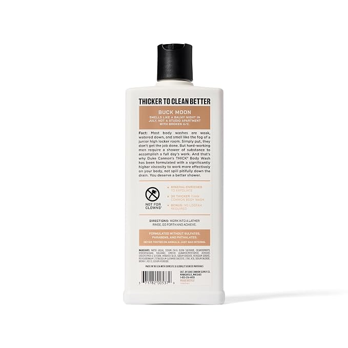 Duke Cannon Supply Co. Thick High Viscosity Body Wash – 3X Thicker, Cleansing - Image 8