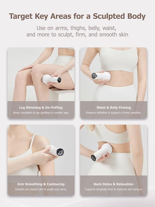 DiDEER Lymphatic Drainage Massager & Anti Cellulite Massage Tool, - Image 4