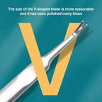 OLIREXD Professional Stainless Steel Cuticle Pusher Trimmer Remover Dead Skin - Image 5