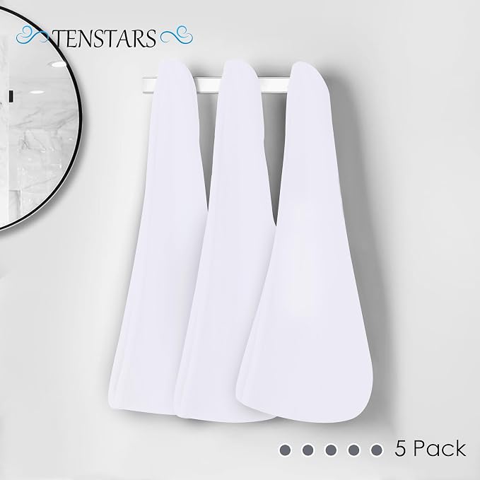 TENSTARS 5 Pack Thicken Microfiber Hair Towel Wrap - Image 5