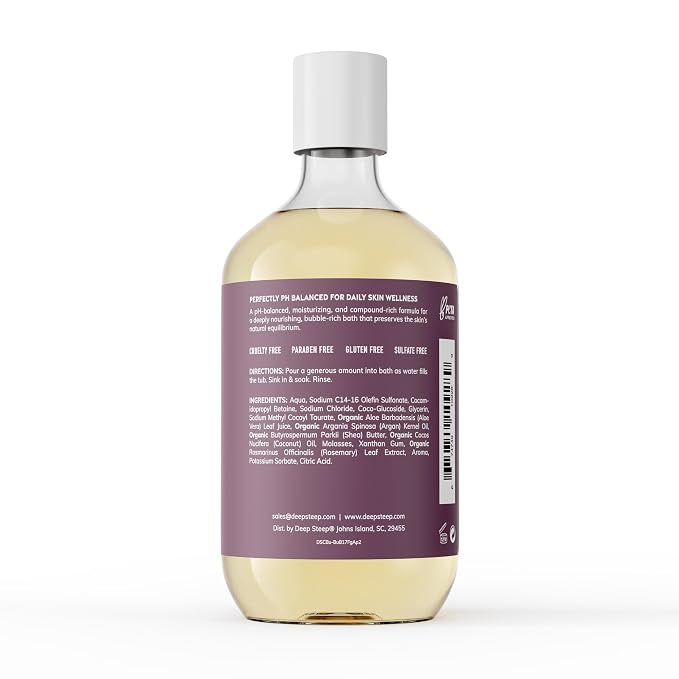 Deep Steep Fig Apricot Bubble Bath - Image 3