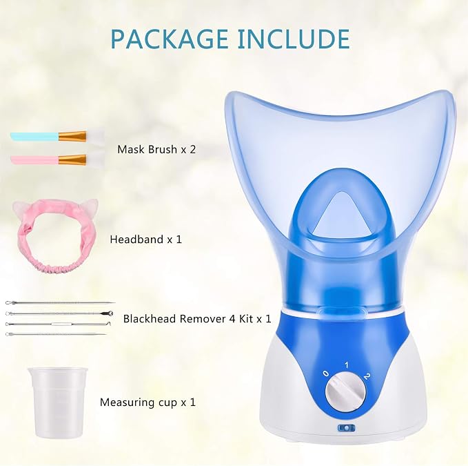 Face Steamer for Facial Deep Cleaning, Facial Steamer for Women, 2 Modes Nano - Image 9