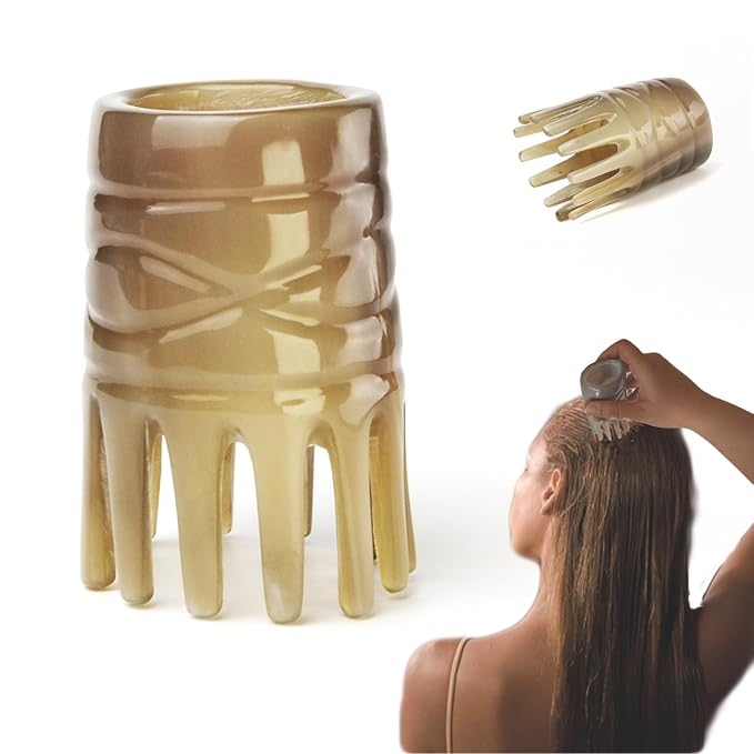 Head Spa Comb – Wide Tooth Natural Horn Comb by GOGOVDA