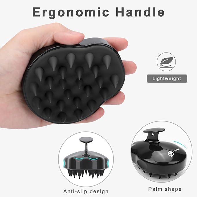 FREATECH Scalp Scrubber Scalp Massager Hair Growth, Shower Shampoo Brush - Image 3