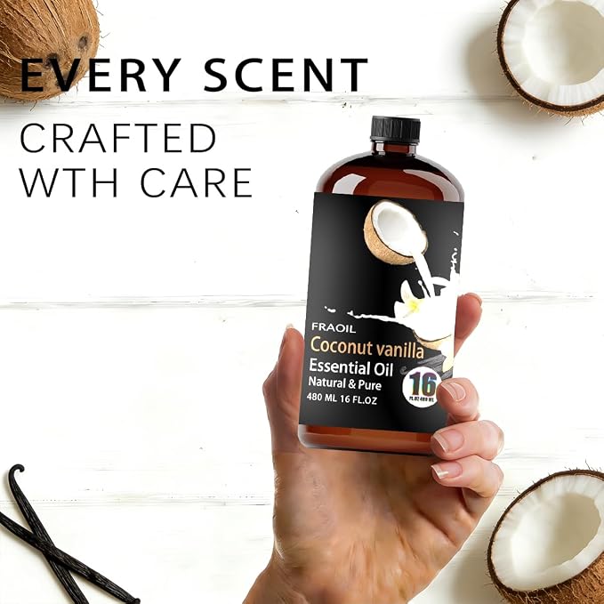 Coconut Vanilla Essential Oil, Coconut Vanilla Oil 16 Fl Oz 480 ML - Image 3