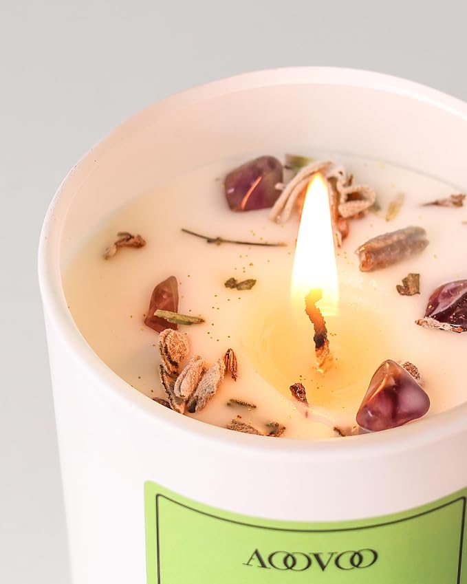 AOOVOO Sage Scented Candles for Women - Image 2