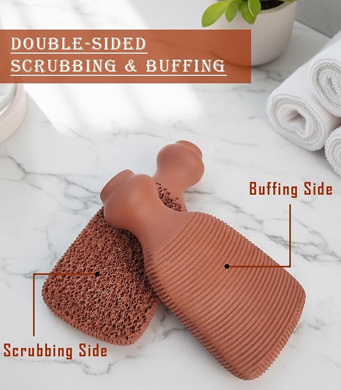 BEAUTICONE 100% Natural Terracotta Pumice Stone - Image 2