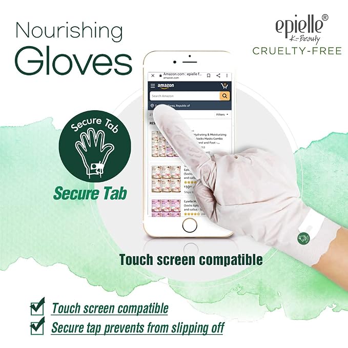 Epielle Assorted Hand Mask 5 Pairs, Deep Moisturizing Gloves - Image 8
